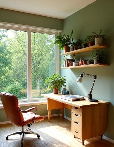 Ergonomisches und natürliches Home Office